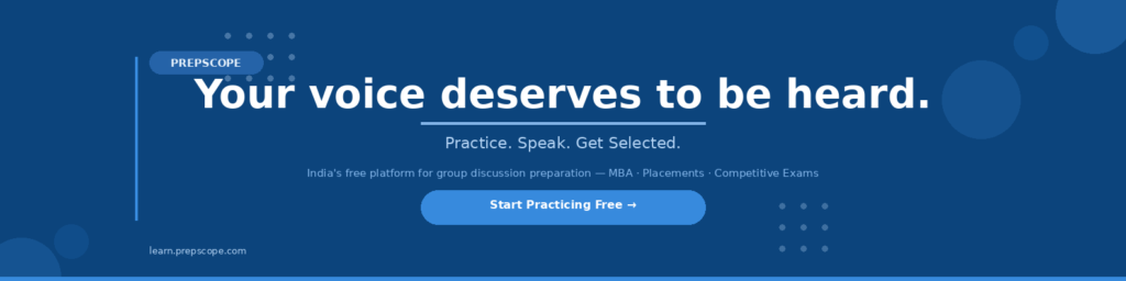 group discussion preparation
